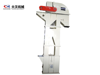 牵引构件是锻造环链，输送量可达365m3/h，可提升50m